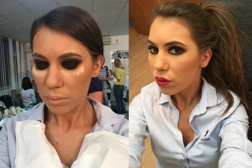 Cristina Bursuc make-up Naty Moga
