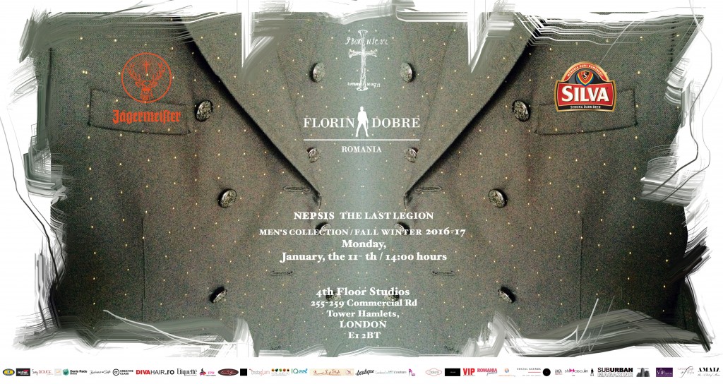 Florin Dobre.NEPSIS. The last legion partII.FW 2016collection. January11th.in LONDONN