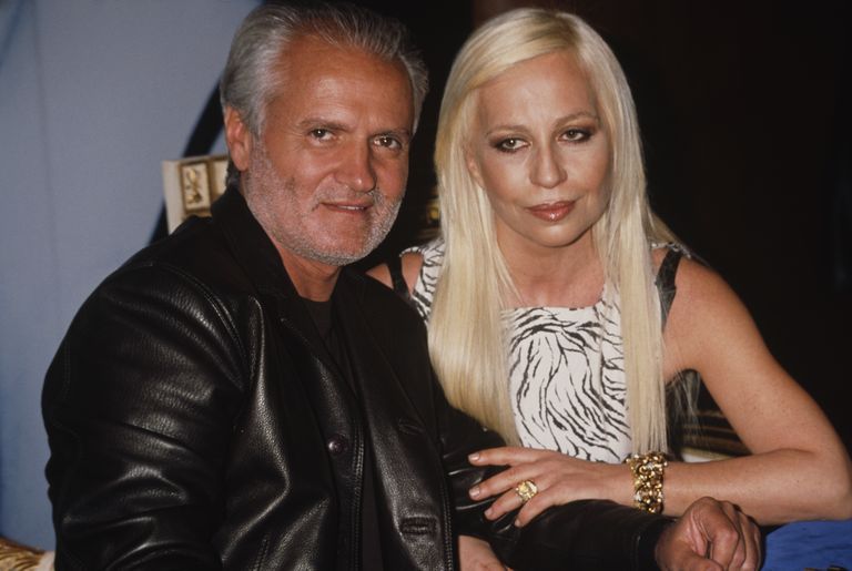 Donatella și Gianni Versace